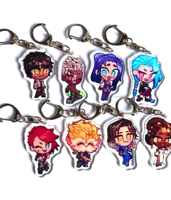 Arcane League of Legends Acrylic Keychain