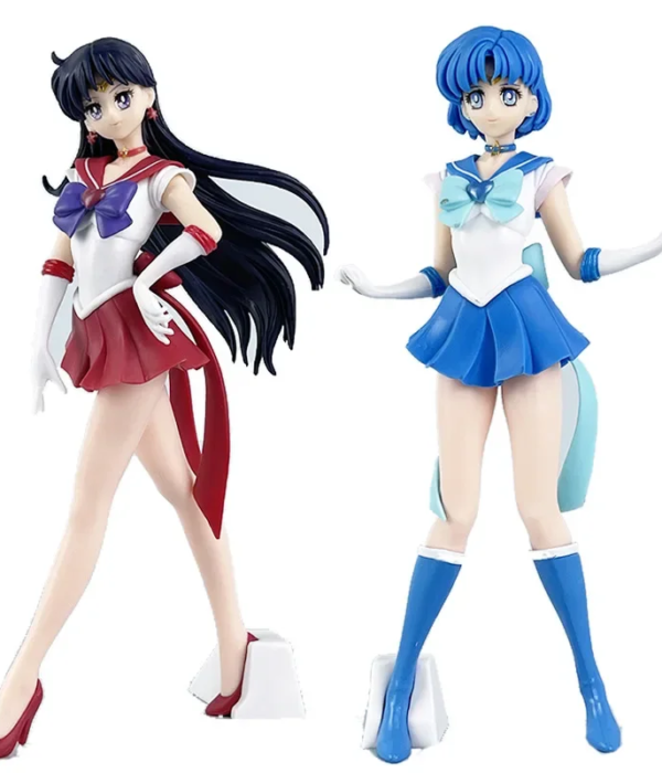 Sailor Mars & Sailor Mercury Collectible Model Doll