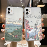 Anime Sunset Scenery iPhone Case