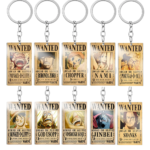 One Piece Wanted Metal Keychain