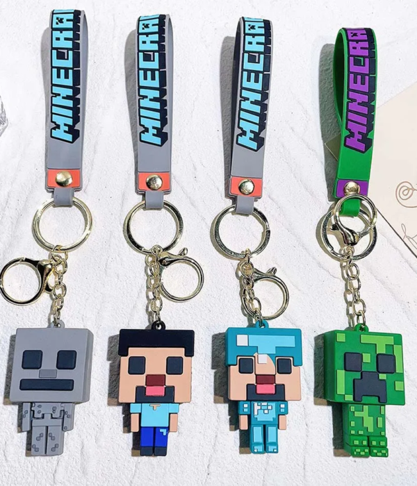 Minecraft Pixel Keychain