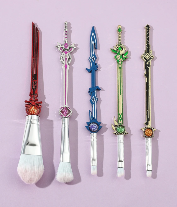 Genshin Impact 5PCS Makeup Brush Set