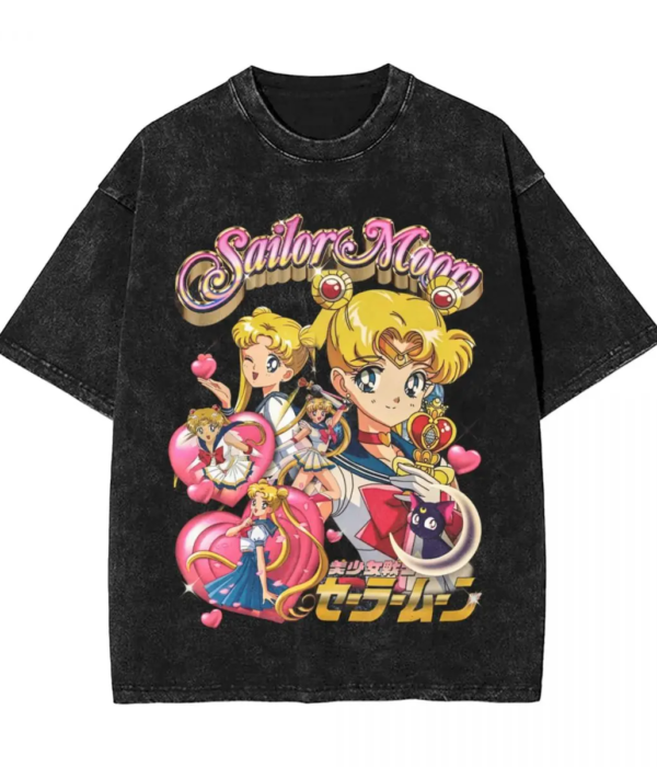 Sailor Moon Vintage Washed T Shirt