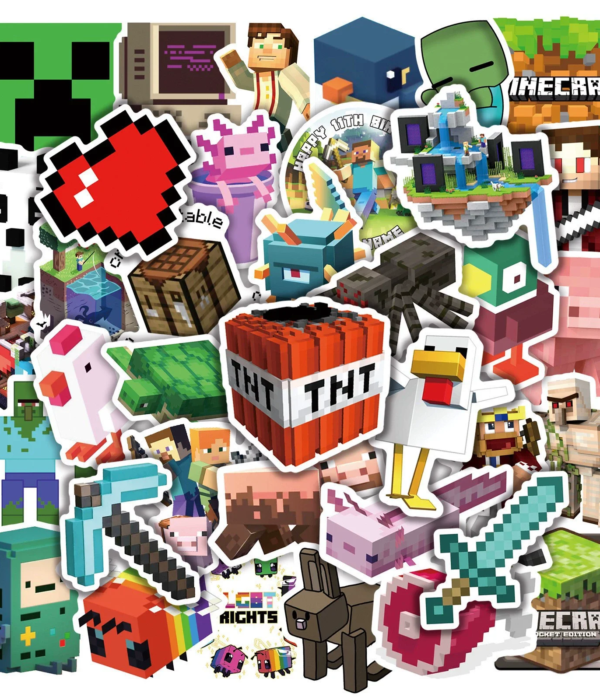 Minecraft Stickers Pack – 50pcs/100pcs