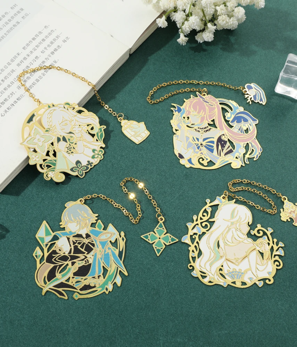 Genshin Impact Metal Bookmark
